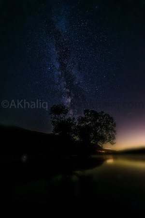 Milky Way over Rattlesnake Lake