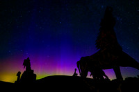 Ponies dancing with the lights