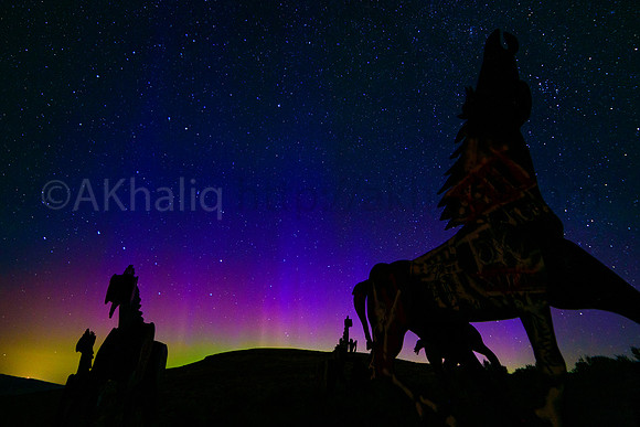 Ponies dancing with the lights