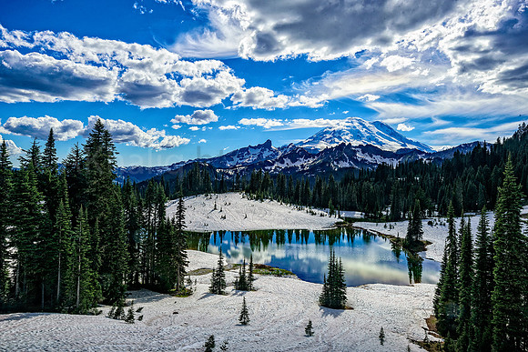 Winter wonderland, in summer