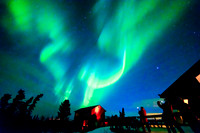 Yes, there is a place where people take pictures of Aurora on their cellphones :)