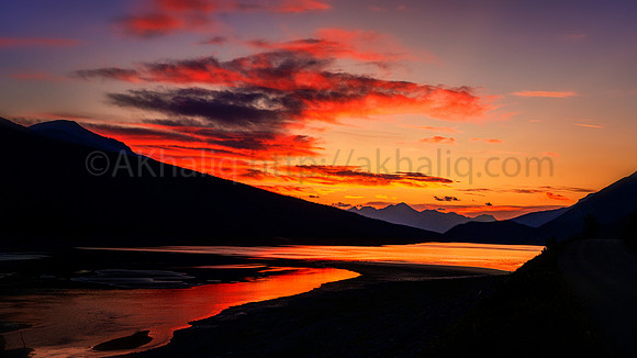 Medicine Lake sunset